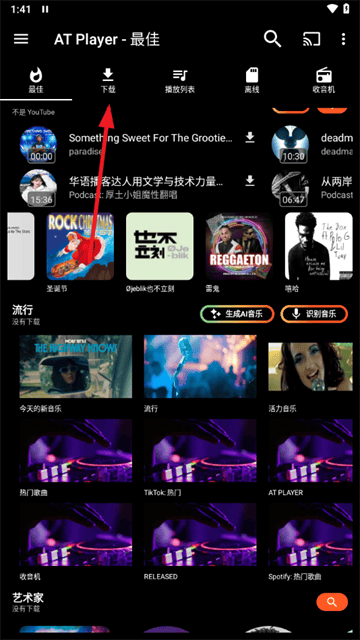 at player音乐下载器